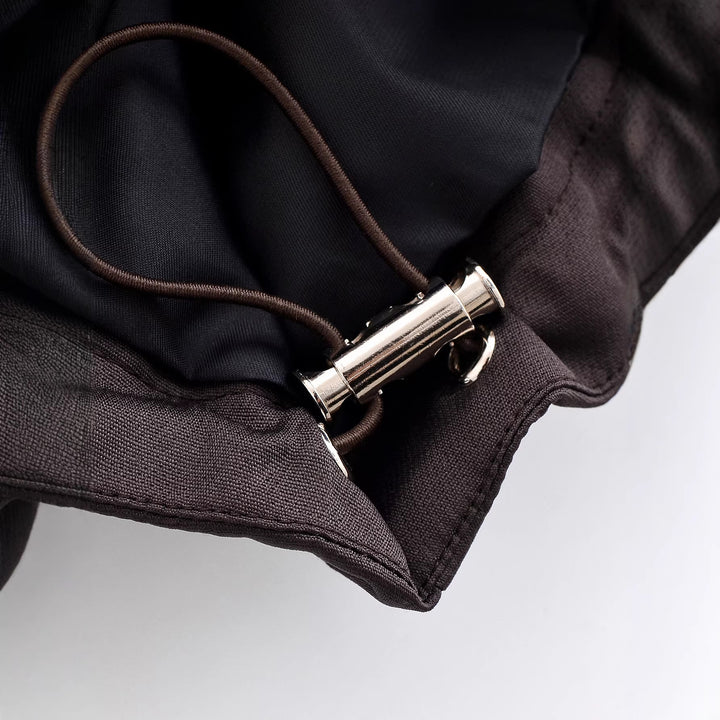 Damen Leichte Oversize-Bomberjacke mit Stehkragen, Raglanärmeln und elastischem Saum Drune