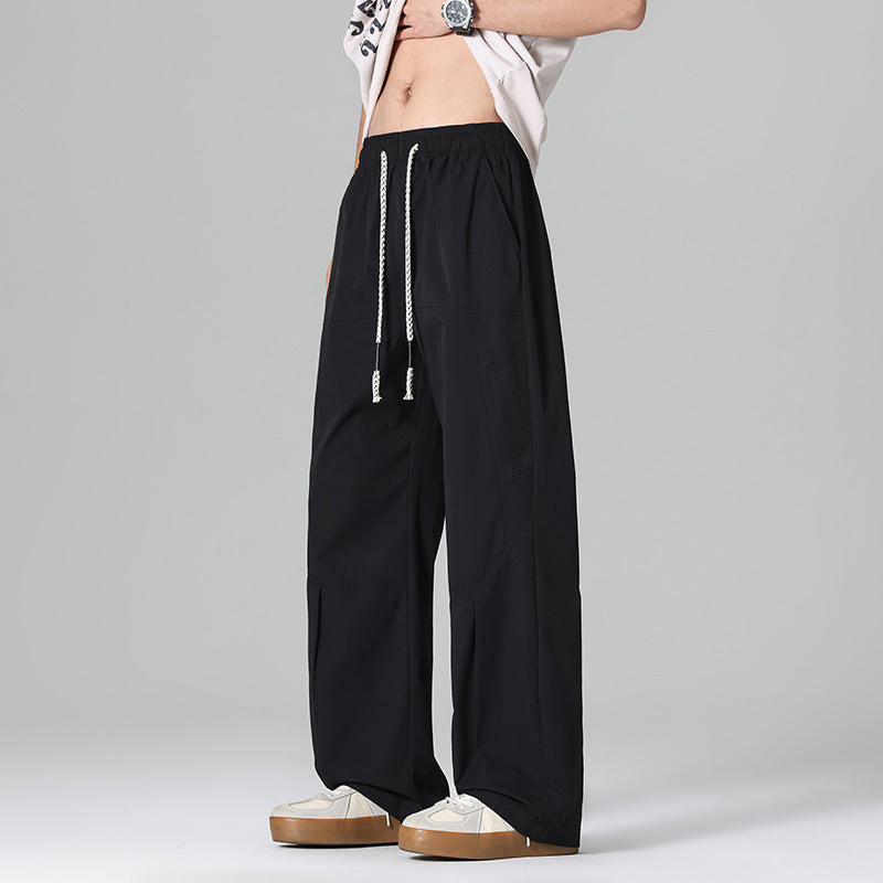 Herren Sportliche Weitgeschnittene Freizeit-Hose