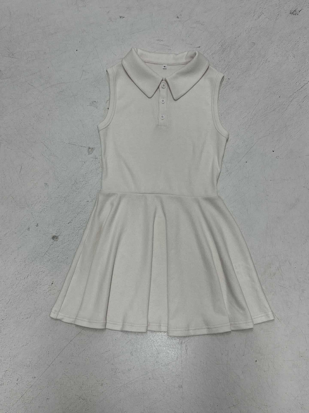 Damen Polo-Kleid mit asymmetrischem Rock und Kragen Drune