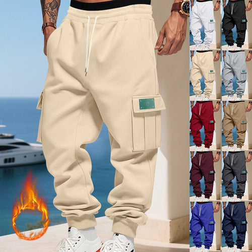 Herren nan Cargo Joggerhose mit elastischem Bund und seitlichen Utility-Taschen Drune