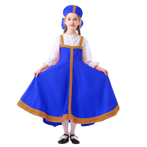 Mädchen Traditionelles Partykleid Drune