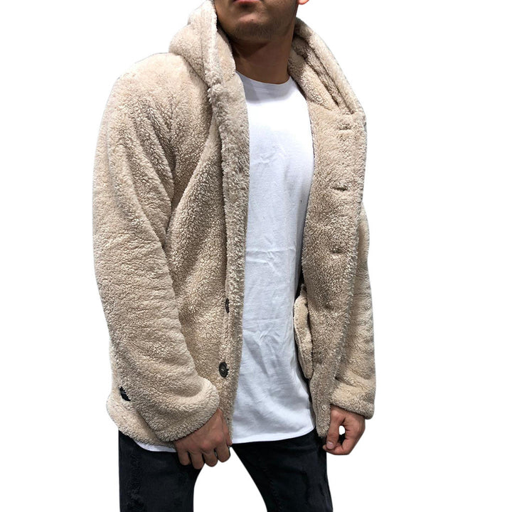 Herren kuschelige Fleecejacke Drune
