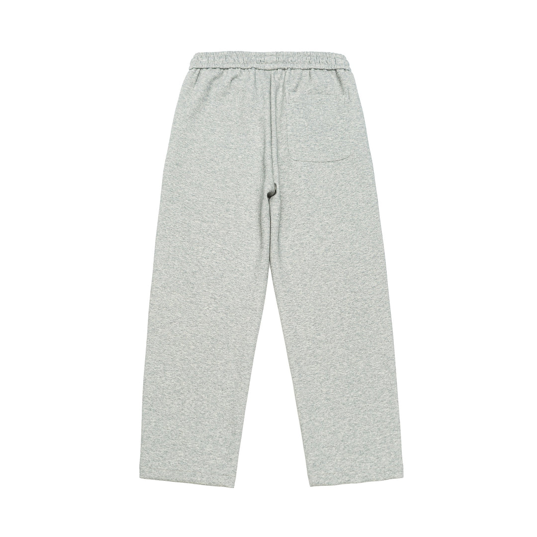 Damen Weite Cropped-Sweathose mit Elastikbund und aufgesetzter Gesäßtasche Drune