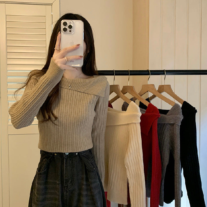 Damen Strickoberteil Drune