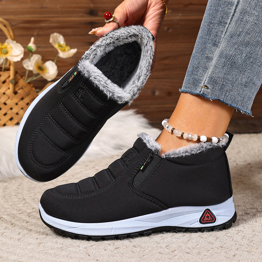 Damen Bequeme Winter-Sneaker mit kuscheligem Futter Drune