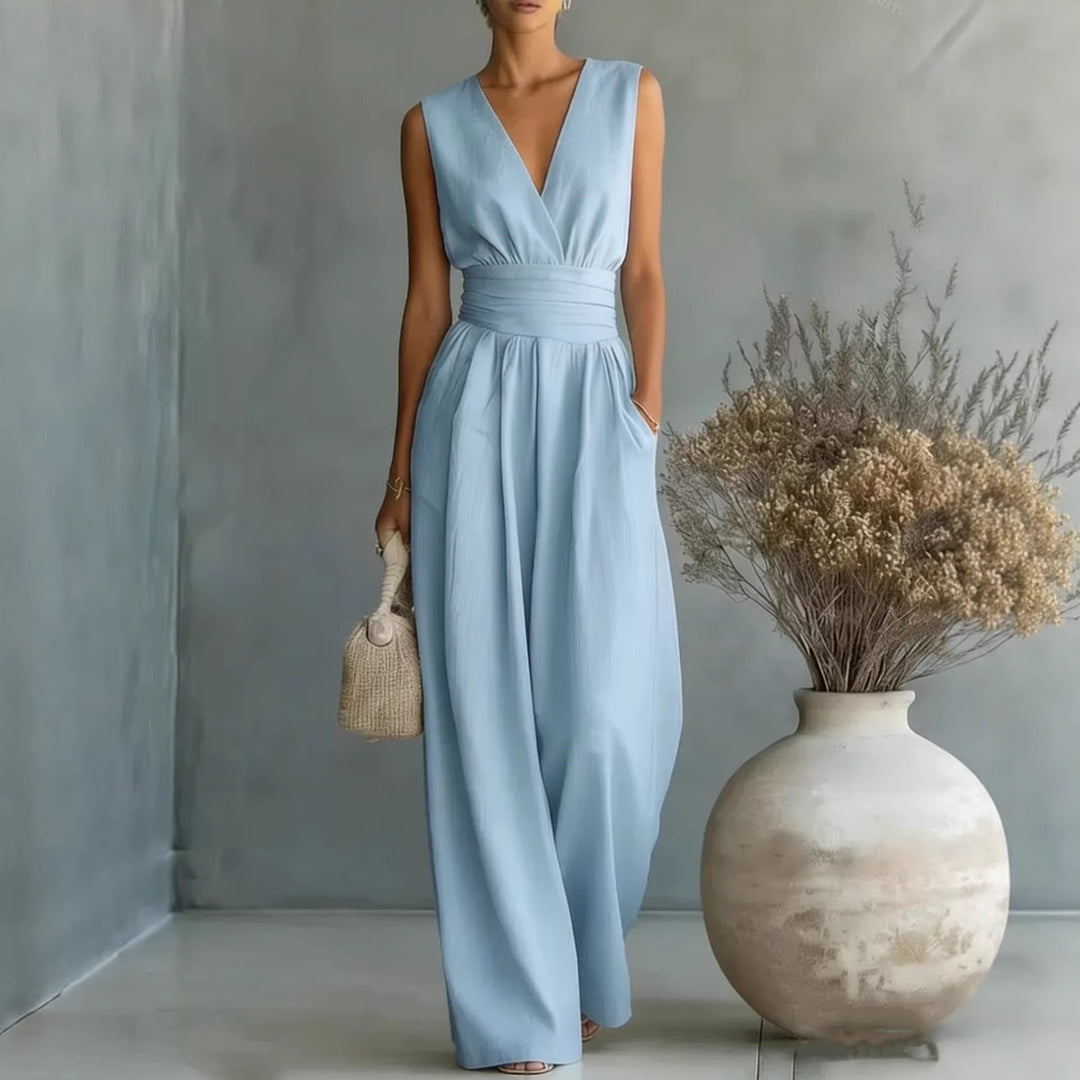 Drune | Eleganter Ärmelloser Jumpsuit Mit Schmeichelhafter Passform