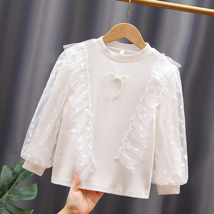 Damen Modischer Pullover mit voluminösen Ärmeln Drune
