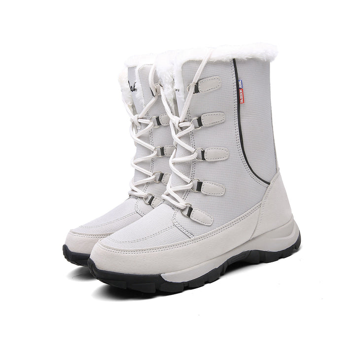 Damen Winterstiefel mit wärmeisolierendem Innenfutter und rutschfester Sohle Drune
