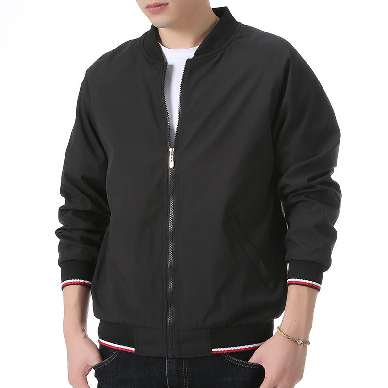 Herren leichte Trainingsjacke mit Stehkragen Drune