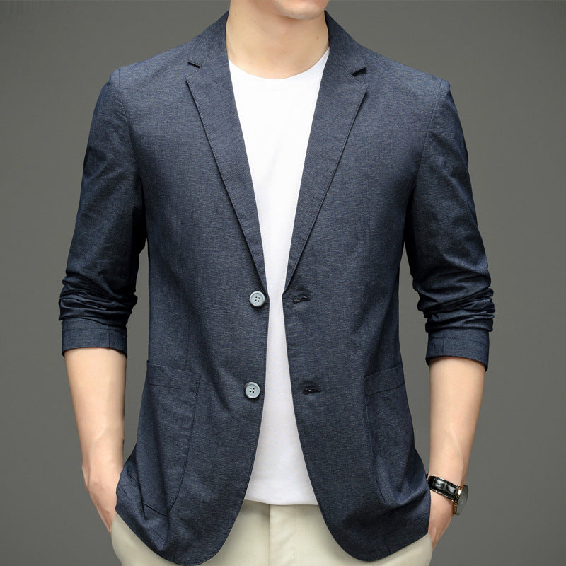 Herren legerer Blazer mit modernem Schnitt und praktischen Taschen Drune