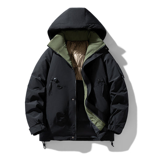 Herren Technischer Urbanparka mit Thermoisolierung und multifunktionalen Taschen Drune