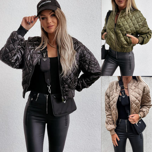 Damen Steppjacke mit elastischem Bund und praktischen Taschen Drune