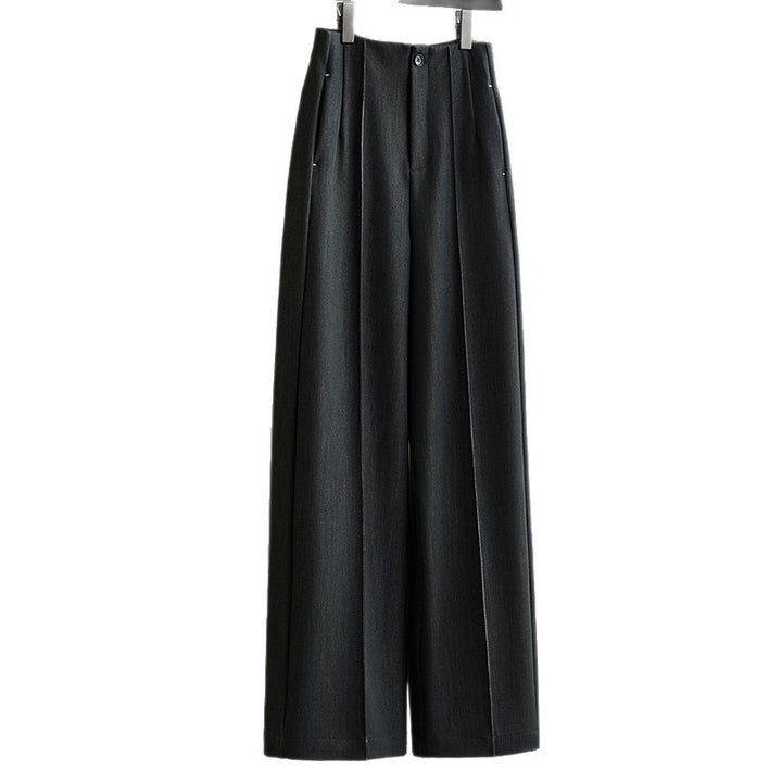 Damen Elegante Hochtaillierte Plissee-Hosen Drune