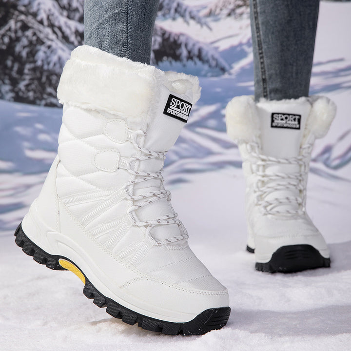 Damen Waterproof Winterstiefel mit isolierender Fütterung und rutschfester Sohle Drune