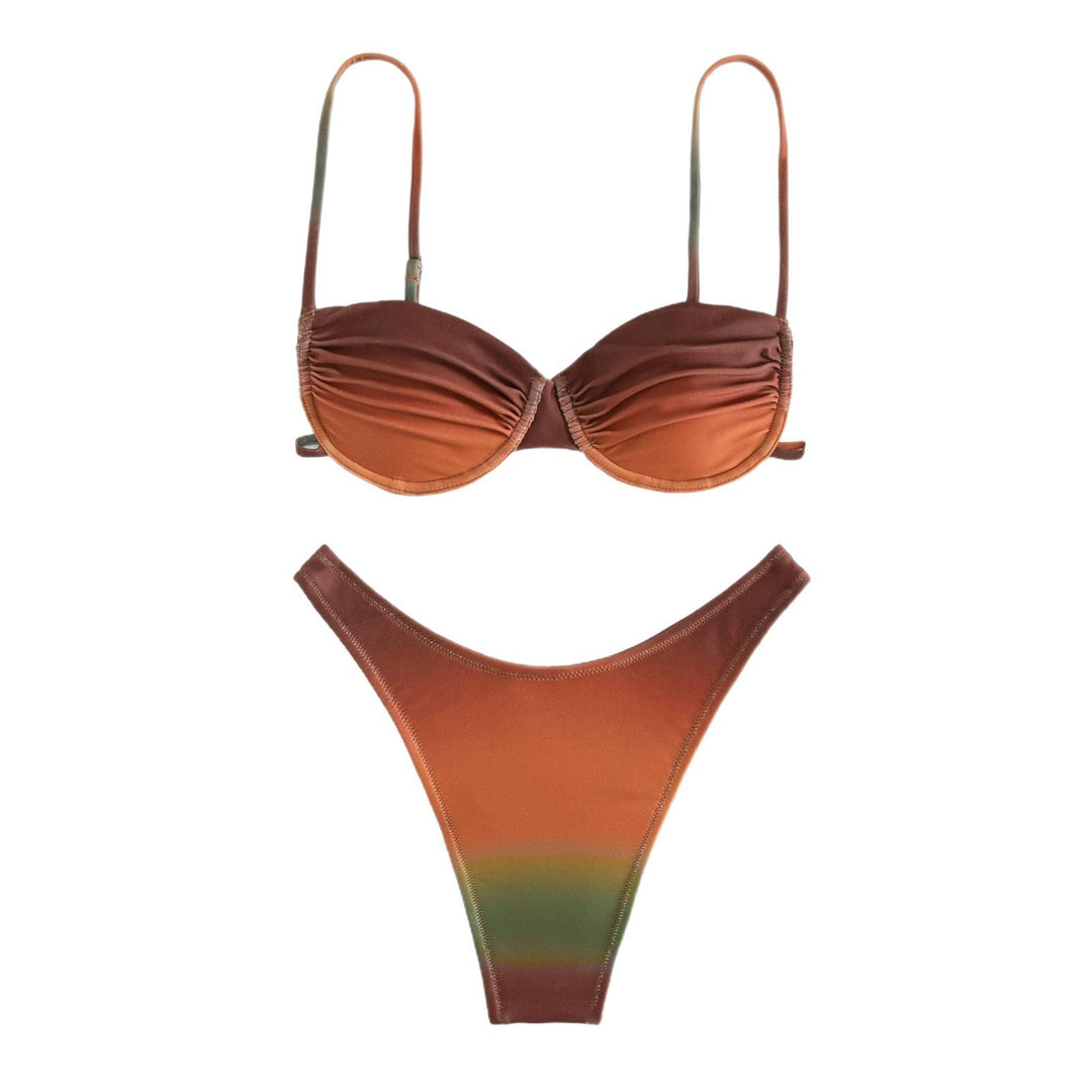 Damen Bikini-Set mit gepaddetem Oberteil und figurschmeichelndem Schnitt Drune