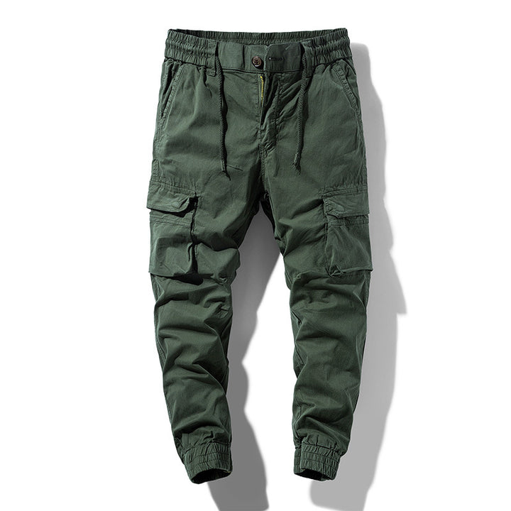 Herren Tapered‑Cargohose im Joggerstil mit elastischem Komfortbund und großzügiger Taschenorganisation Drune