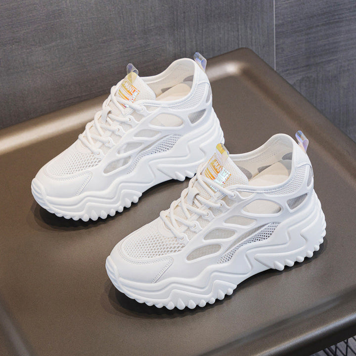 Damen Sportliche Sneakers mit atmungsaktiver Mesh-Oberfläche und stabiler Gummisohle Drune