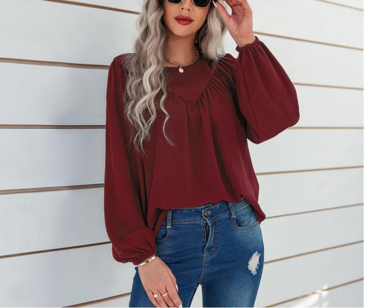 Damen Elegante und lässige Bluse Drune