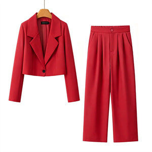 Drune | Klassischer Zweiteiliger Blazer Satz für Damen