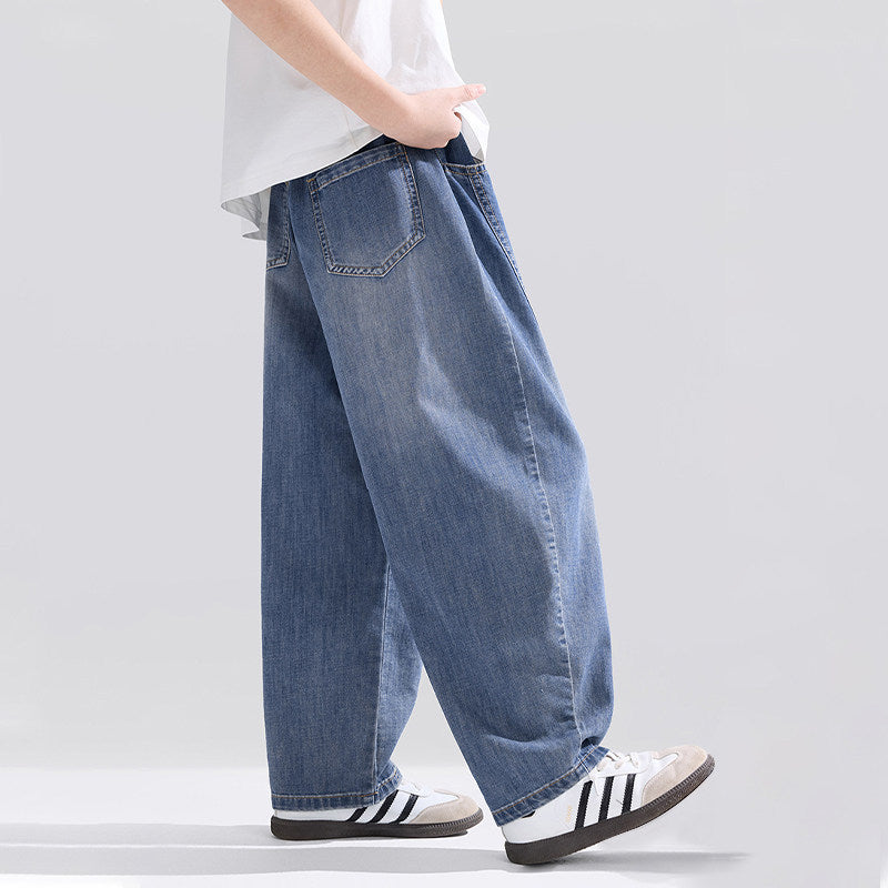 Unisex weite Jeans mit lässigem Schnitt Drune