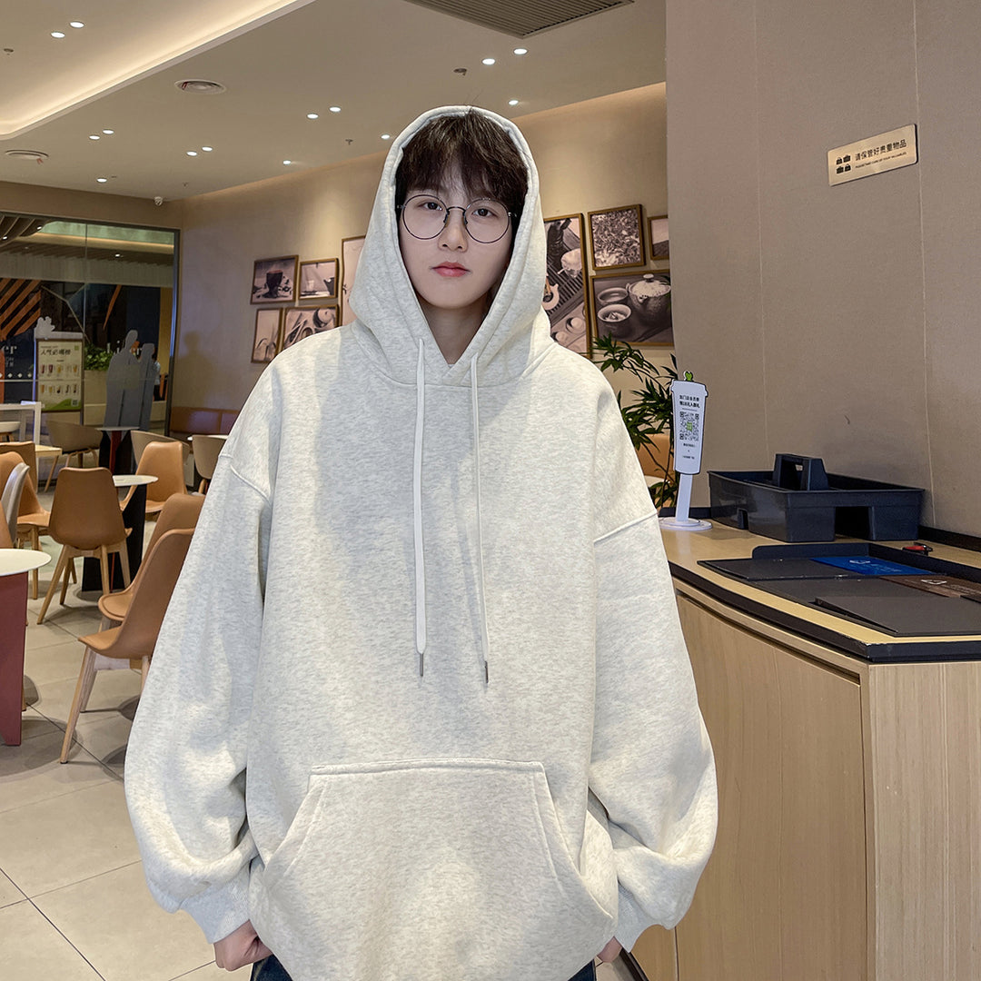 Damen Bequemer Oversized Kapuzenpullover Drune