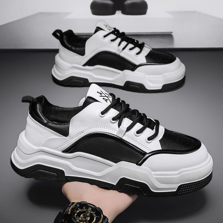 Damen modische Chunky Sneakers mit federnder Sohle Drune