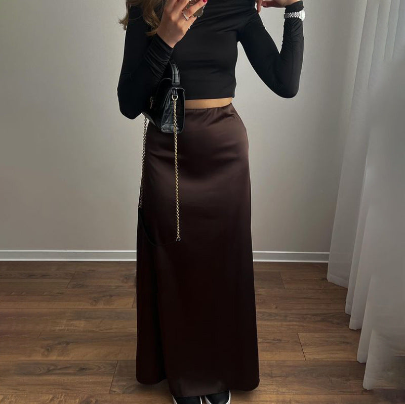 Damen Maxirock Drune 1743087231