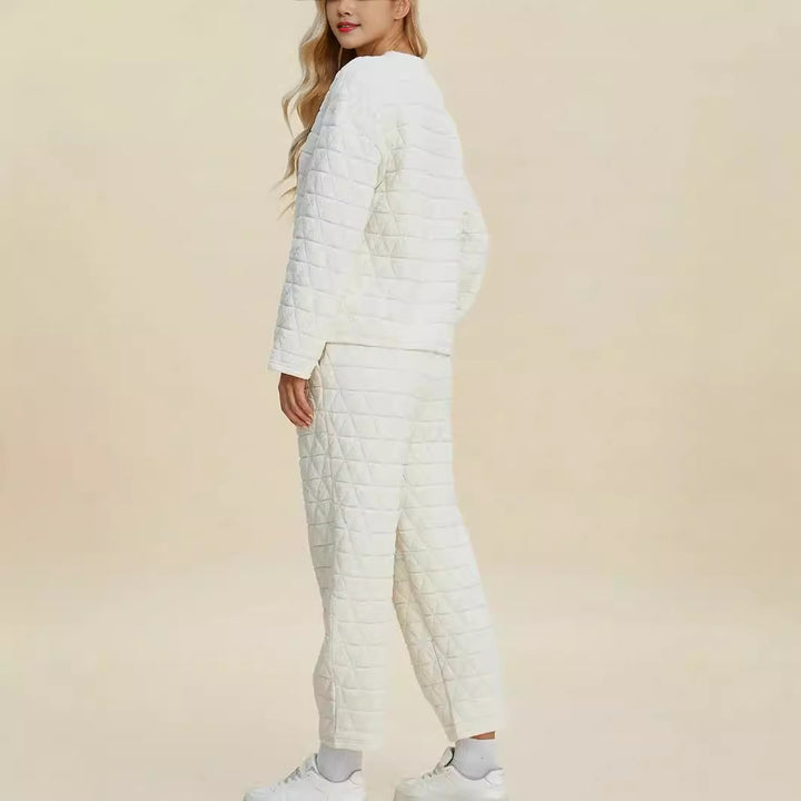 Damen Quilted Lounge-Set Drune