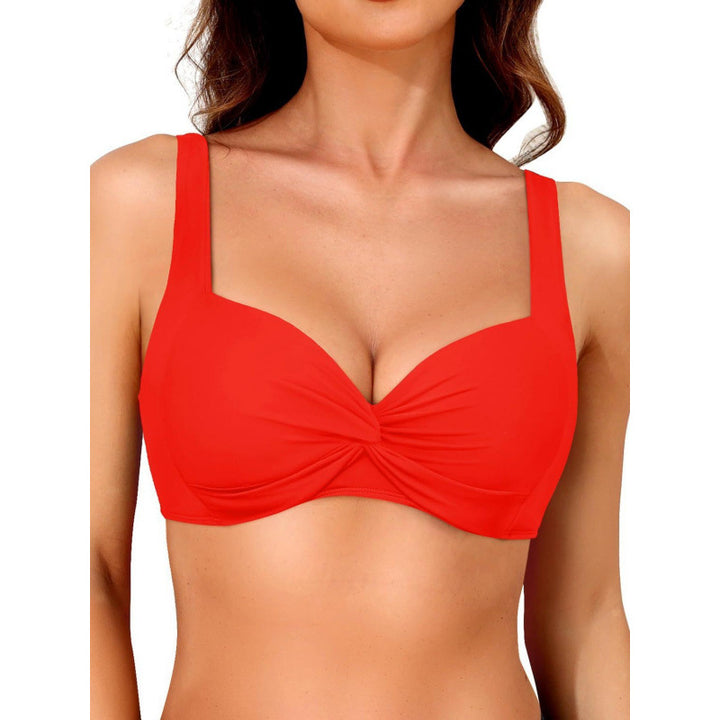 Damen Sportliches Bikinioberteil mit Twisted-Design Drune
