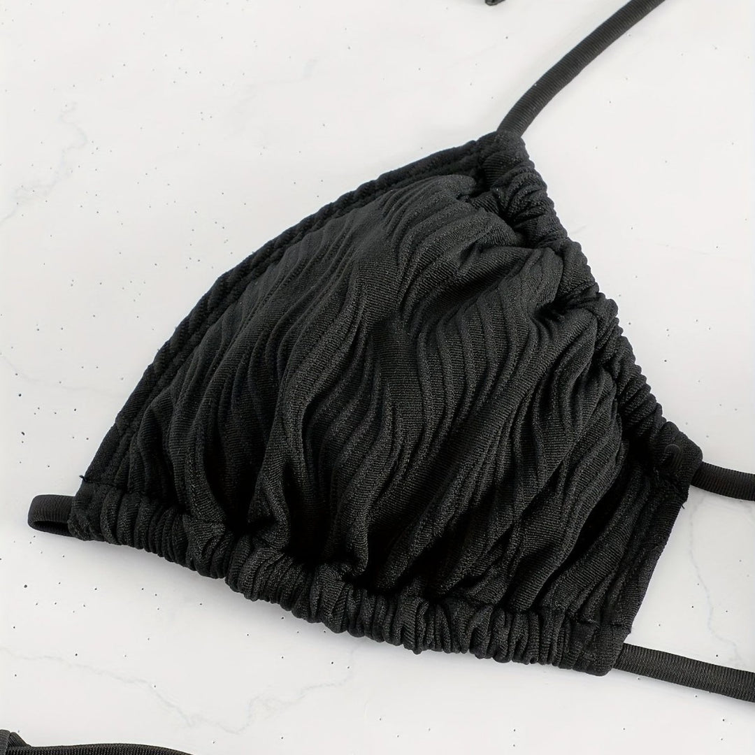 Damen Triangel-Bikini mit raffiniertem Rüschendesign Drune