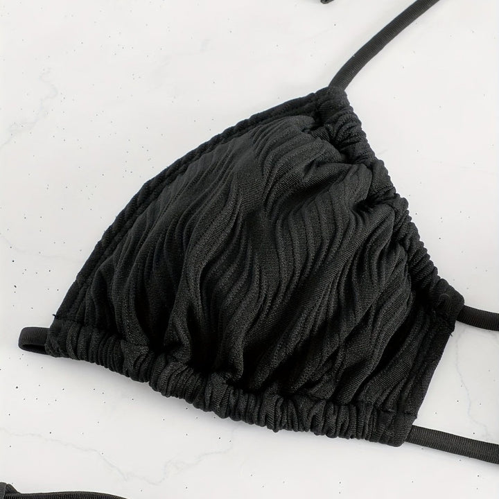 Damen Triangel-Bikini mit raffiniertem Rüschendesign Drune