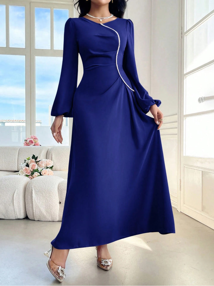Damen Elegantes Maxikleid mit besonderem Ausschnitt Drune