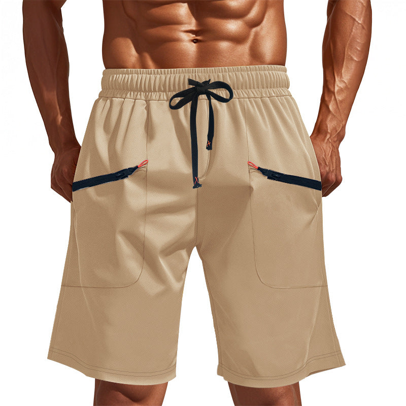 Herren Sportliche Shorts mit vielseitigen Taschen und elastischem Bund Drune