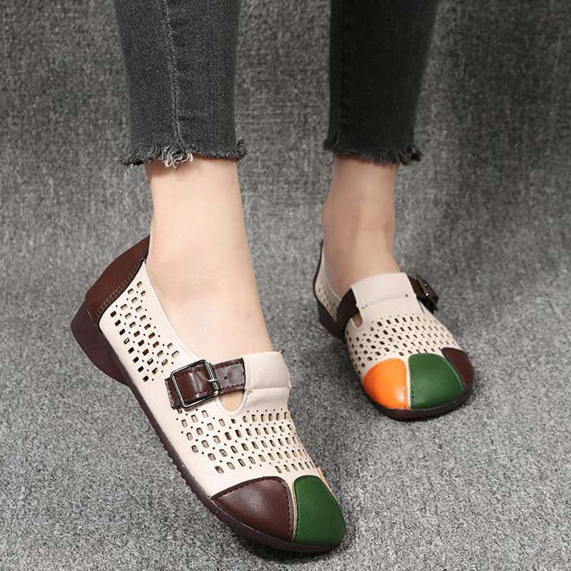 Luftige Damensandalen mit Schnalle – Zoë Drune