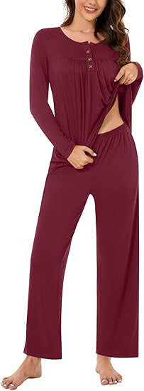 Damen Schlafanzug Set Drune