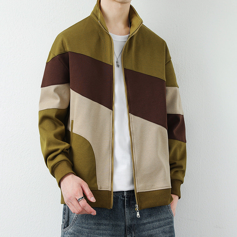 Herren zeitgemäße Sportjacke Drune