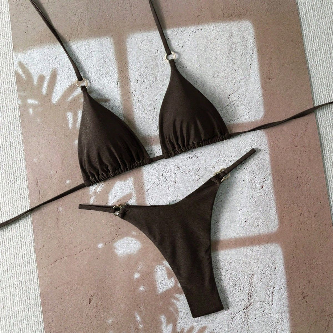 Damen Triangel-Bikini mit stilvollen Akzenten Drune