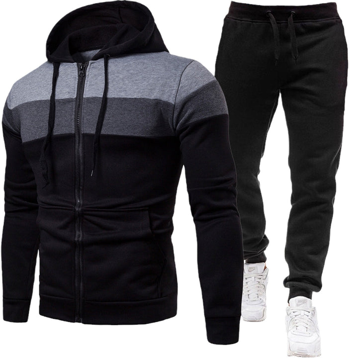 Herren nan zweiteiliges Freizeit-Jogginganzug-Set Drune