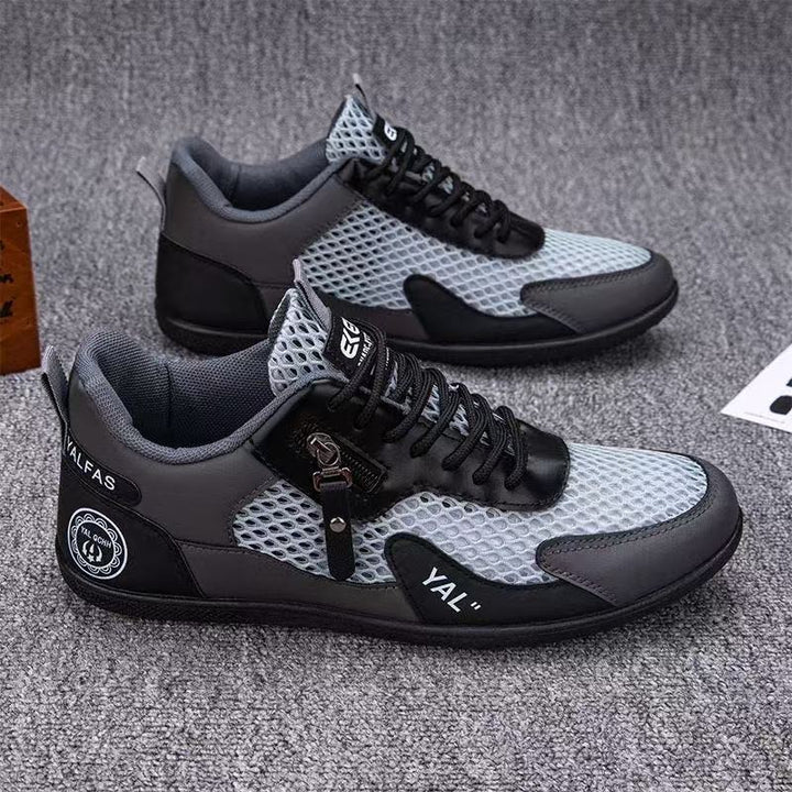 Herren Sportliche Outdoor-Sneaker mit Reißverschluss-Detail und griffiger Trail-Sohle Drune