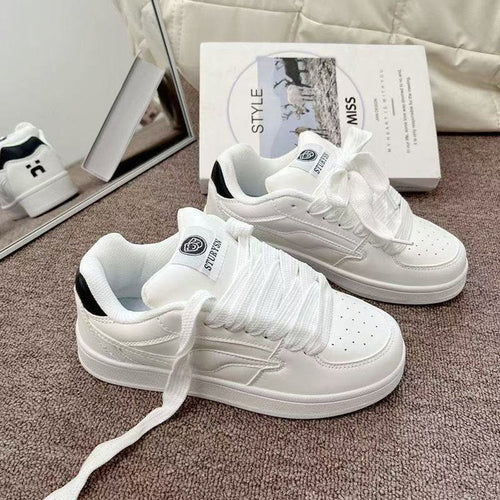 Damen Modische Sneakers mit atmungsaktivem Obermaterial und rutschfester Sohle Drune