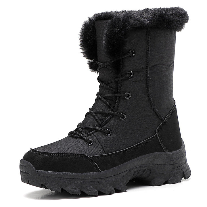 Damen Winterstiefel mit isolierendem Innenfutter und rutschfester Profilsohle Drune
