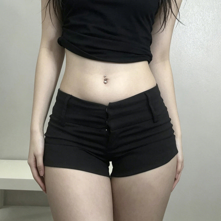 Damen elegante Tailored Shorts Drune