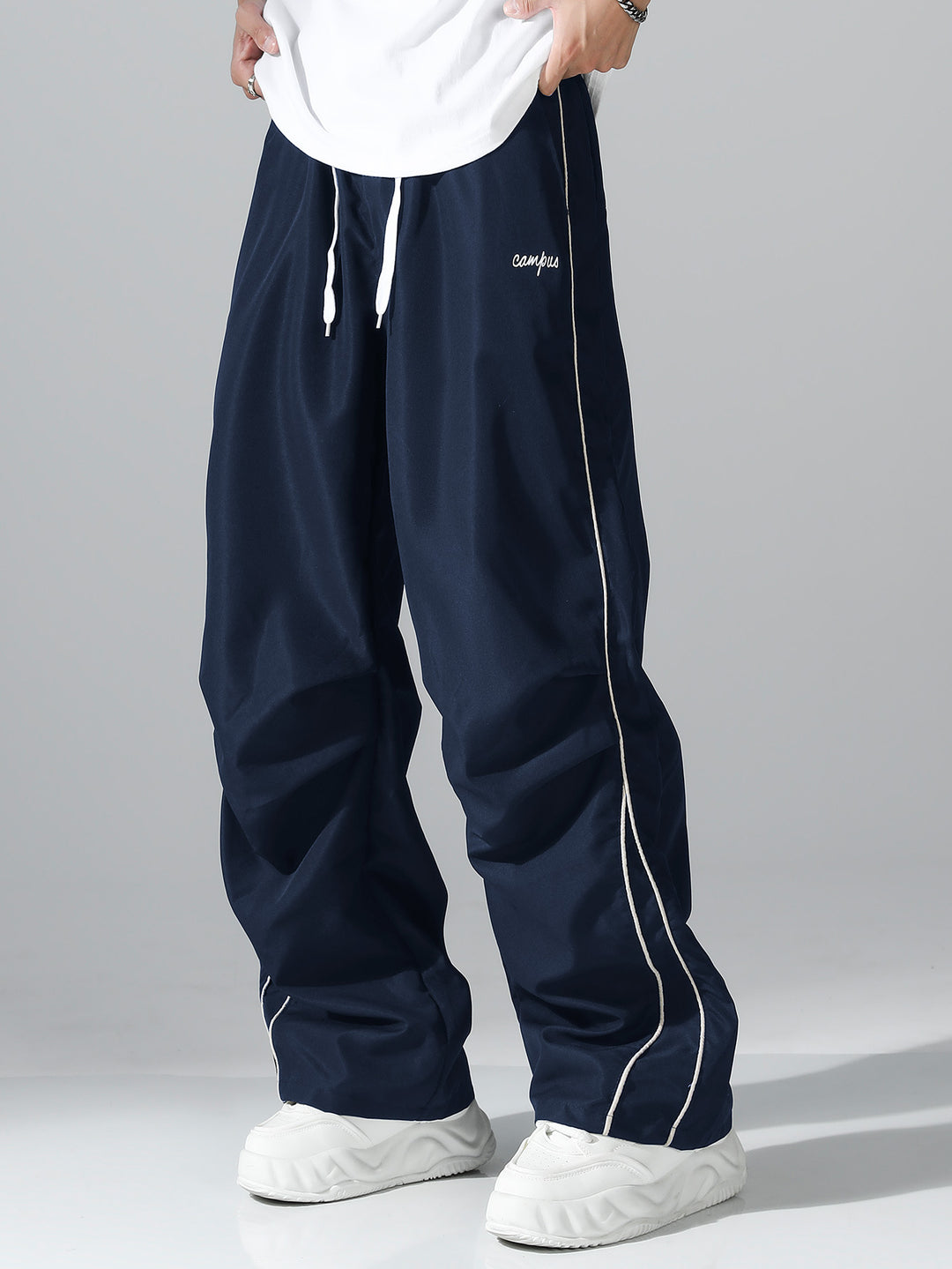 Herren Bequeme Freizeit- und Sporthose mit elastischem Bund und seitlichen Taschen Drune