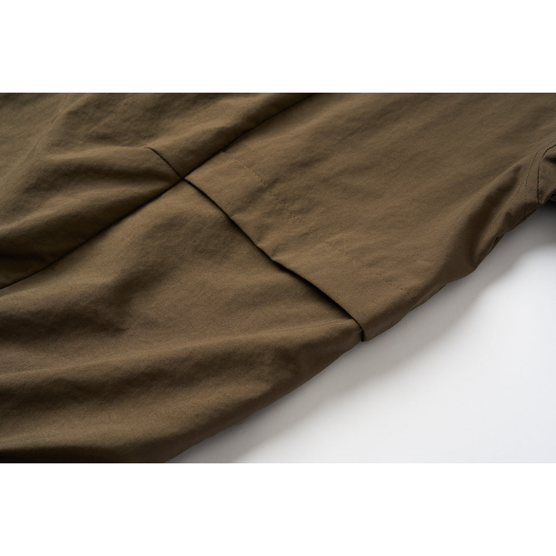 Unisex Oversize-Kapuzenblouson mit elastischem Saum und Utility-Taschen Drune