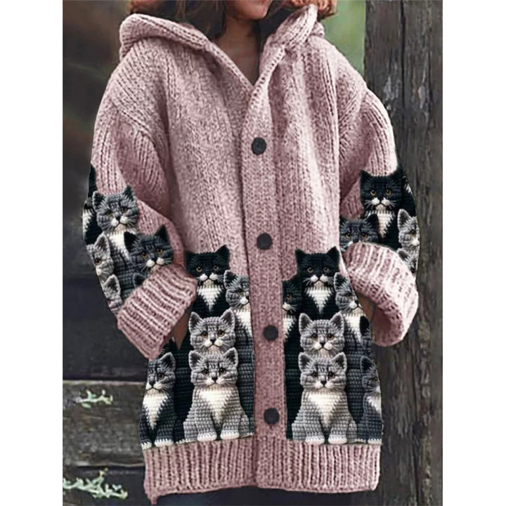 Drune | Streifenmuster-Cardigan