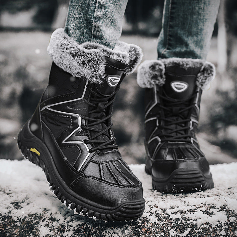 Damen Winter-Wasserdichte Stiefel mit isolierendem Futter und rutschfester Sohle Drune