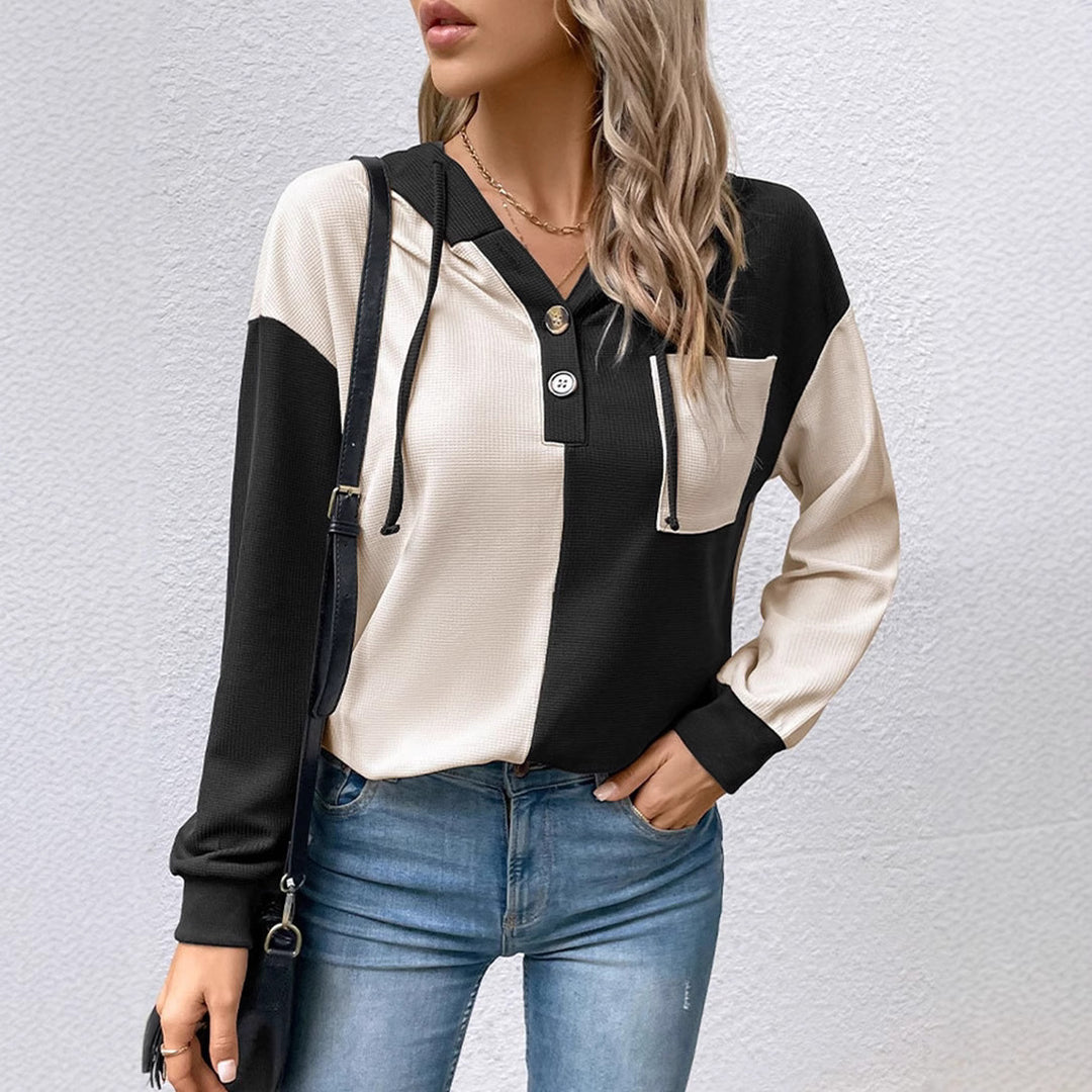 Damen lässiger Hoodie-Shirt Drune