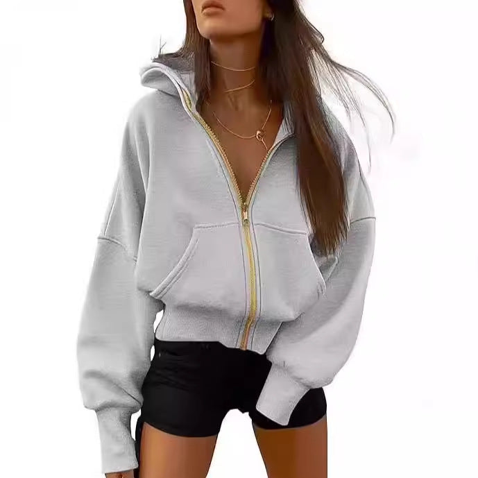 Damen oversized Kapuzenpullover Drune
