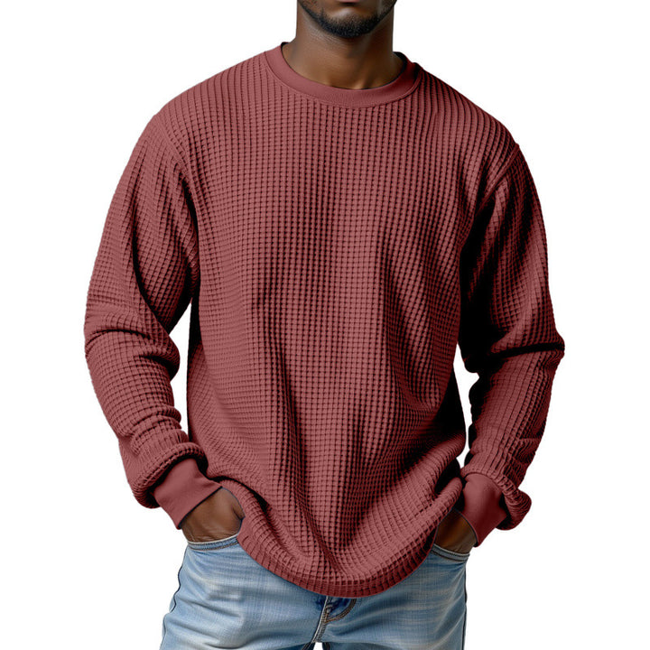 Herren Urbaner Pullover mit Waffelstruktur Drune
