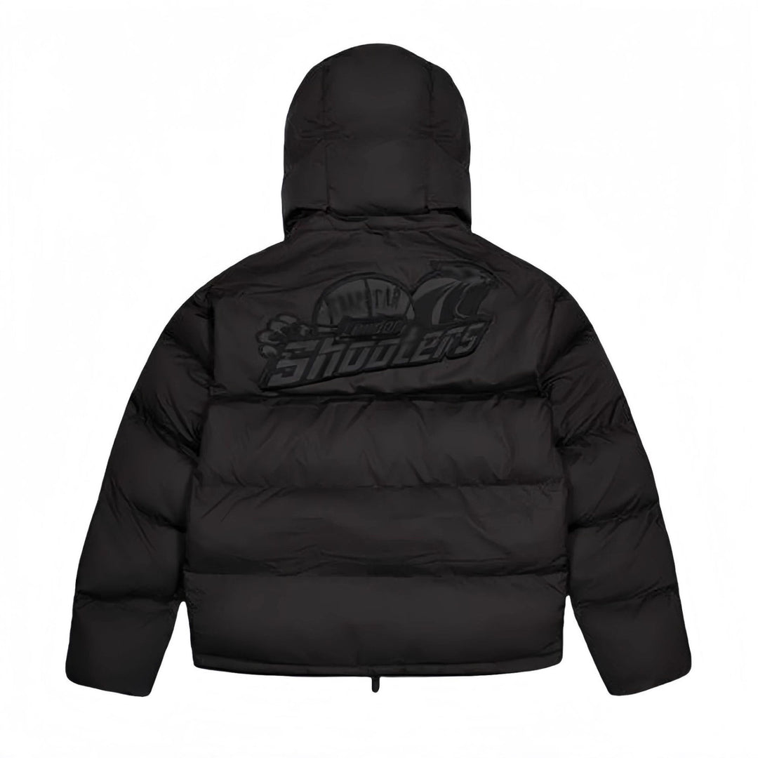 Herren Trendige Daunenjacke mit Kapuze